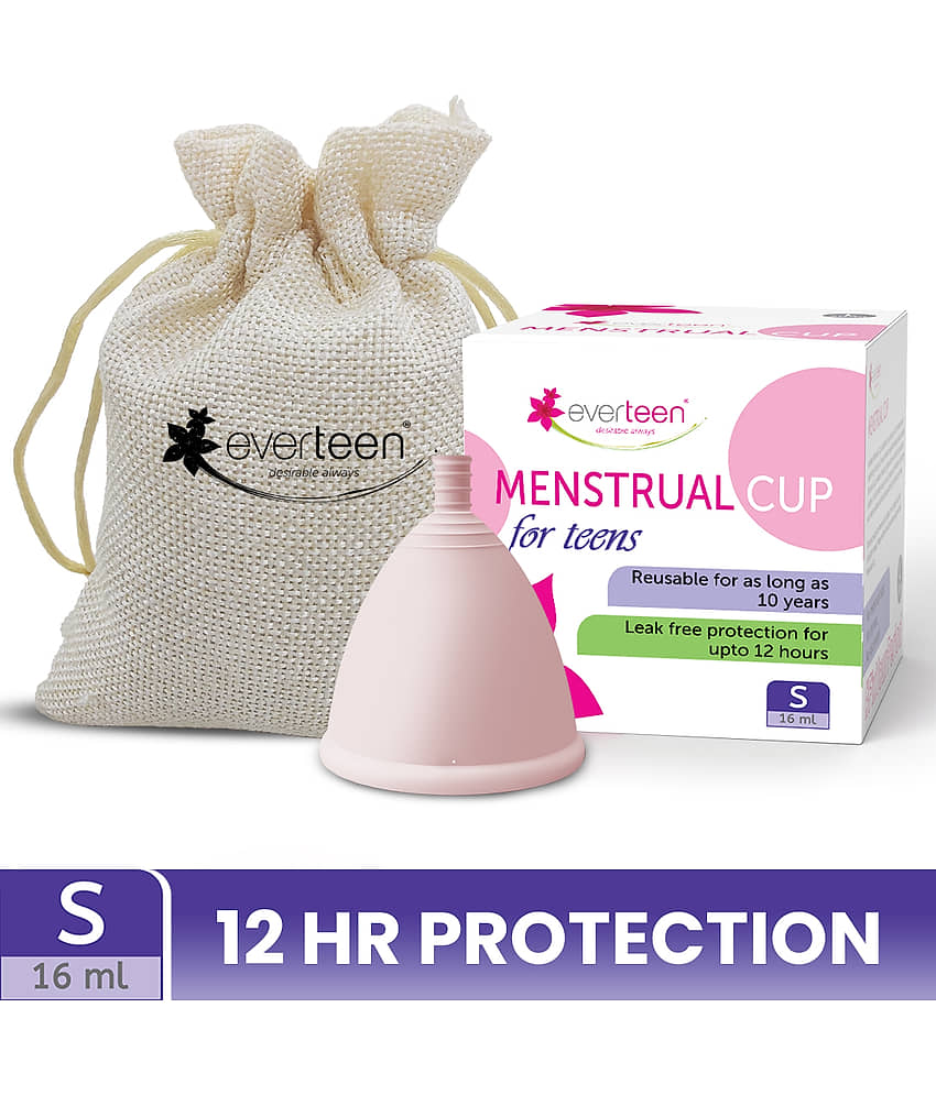 Everteen Silicone Reusable Menstrual Cup Extra Small ( Pack of 1 ) view 2
