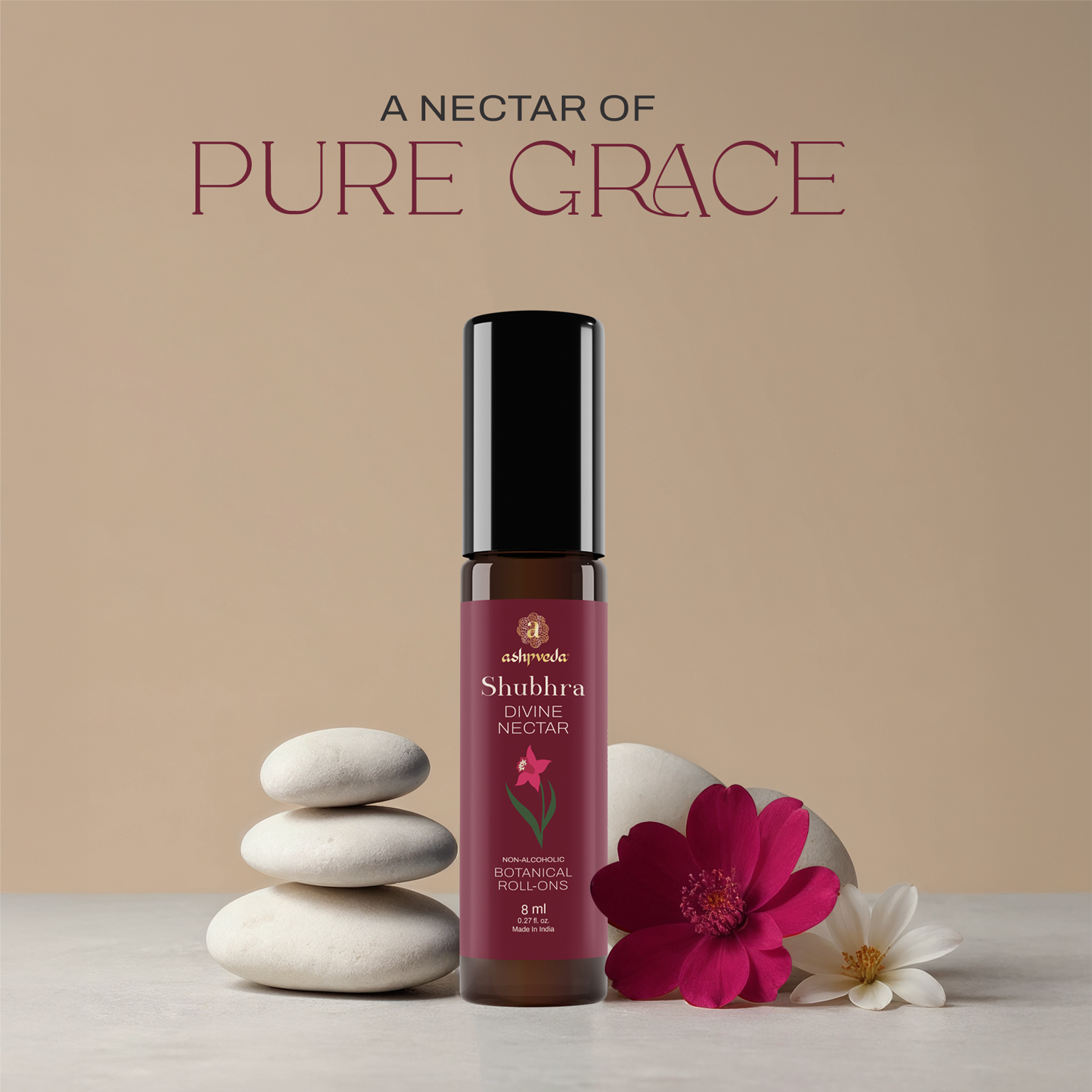 Ashpveda Shubhra Divine Nectar Natural Roll-On Attar view 2