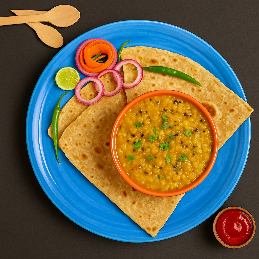 Amritsari urad chana dal express meal