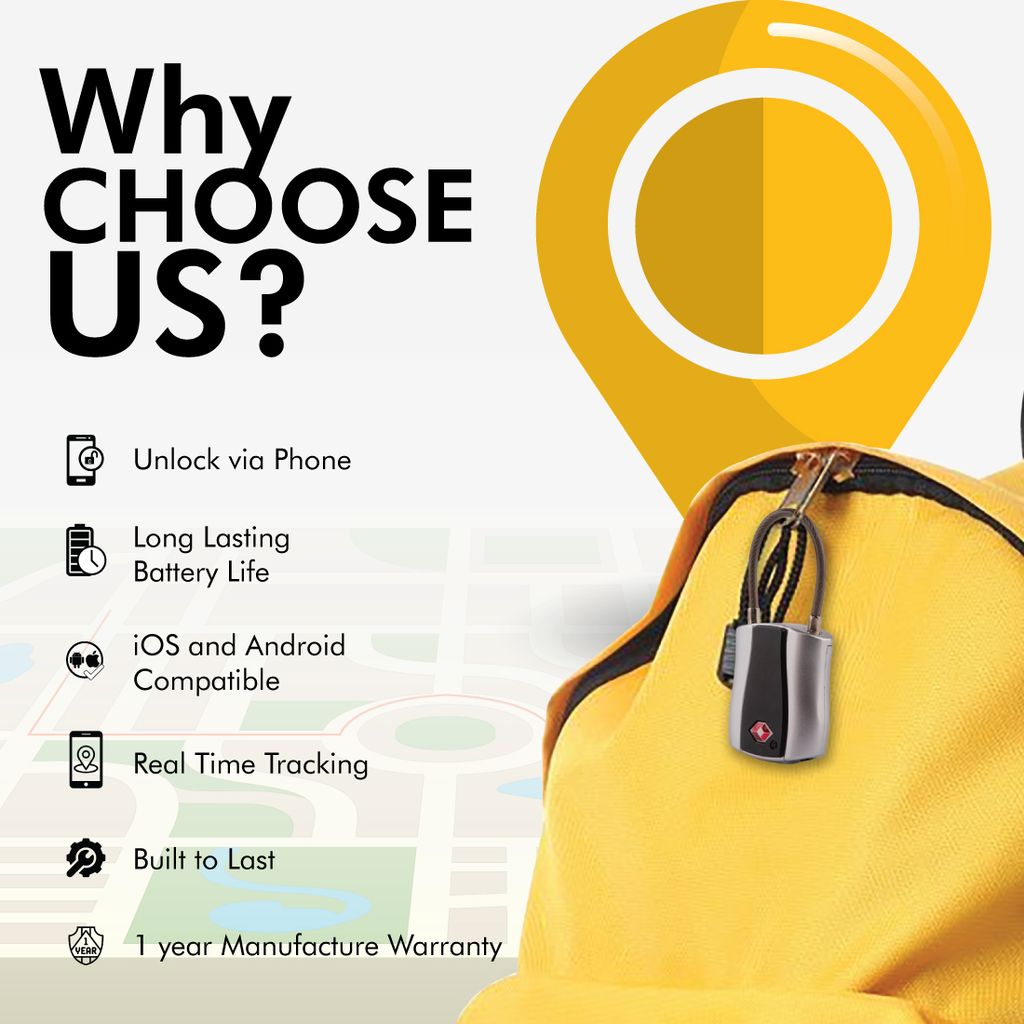 tag8 Dolphin Bluetooth Smart Padlock view 2
