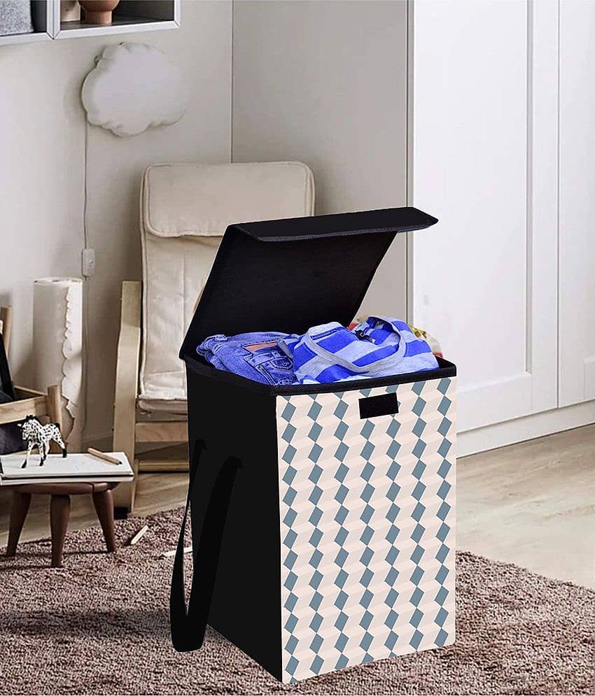 Laundry Bag Waterproof Non Woven Beige 45L Capacity view 2