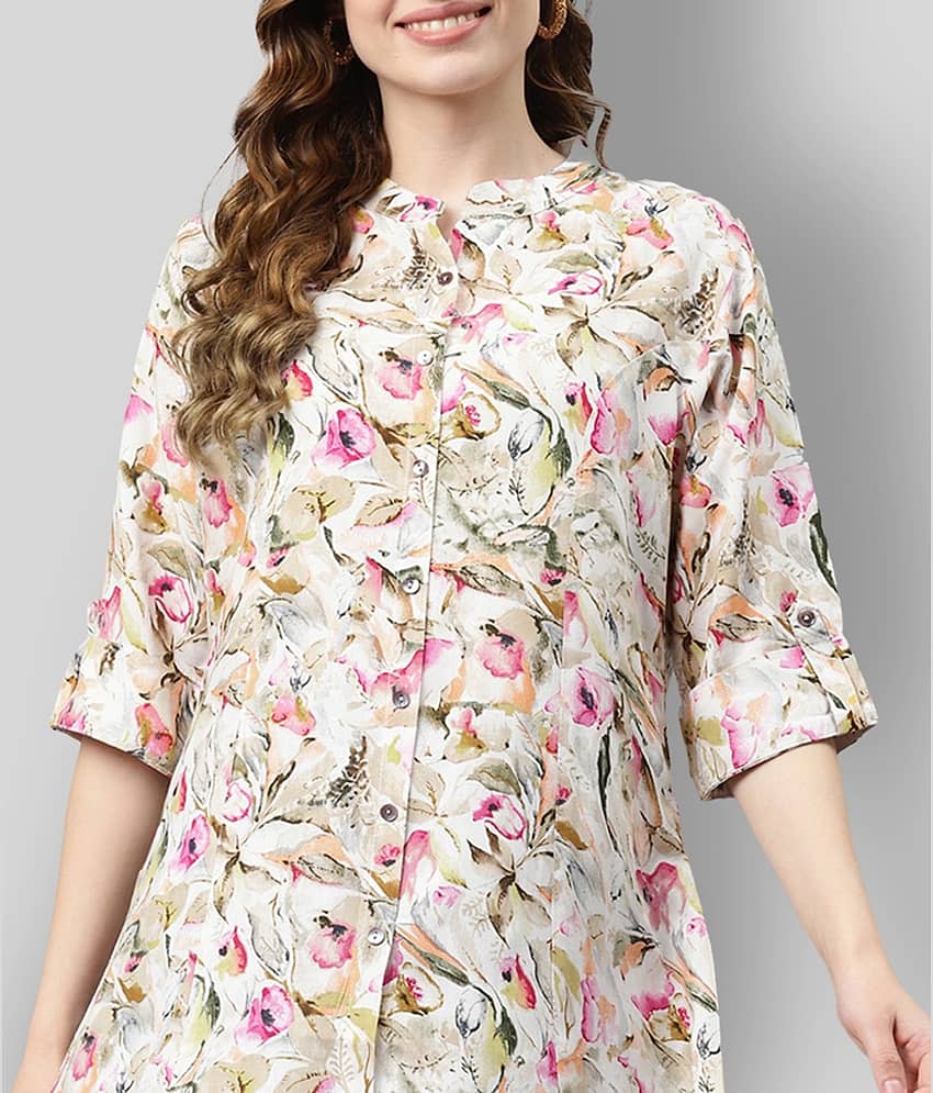 Divena Women's Rayon Tunic ( Multicolor ) view 2