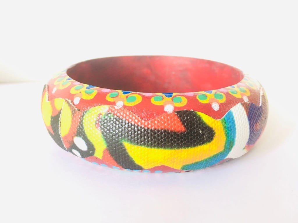 A Quirky Affair - Red Bangle view 2
