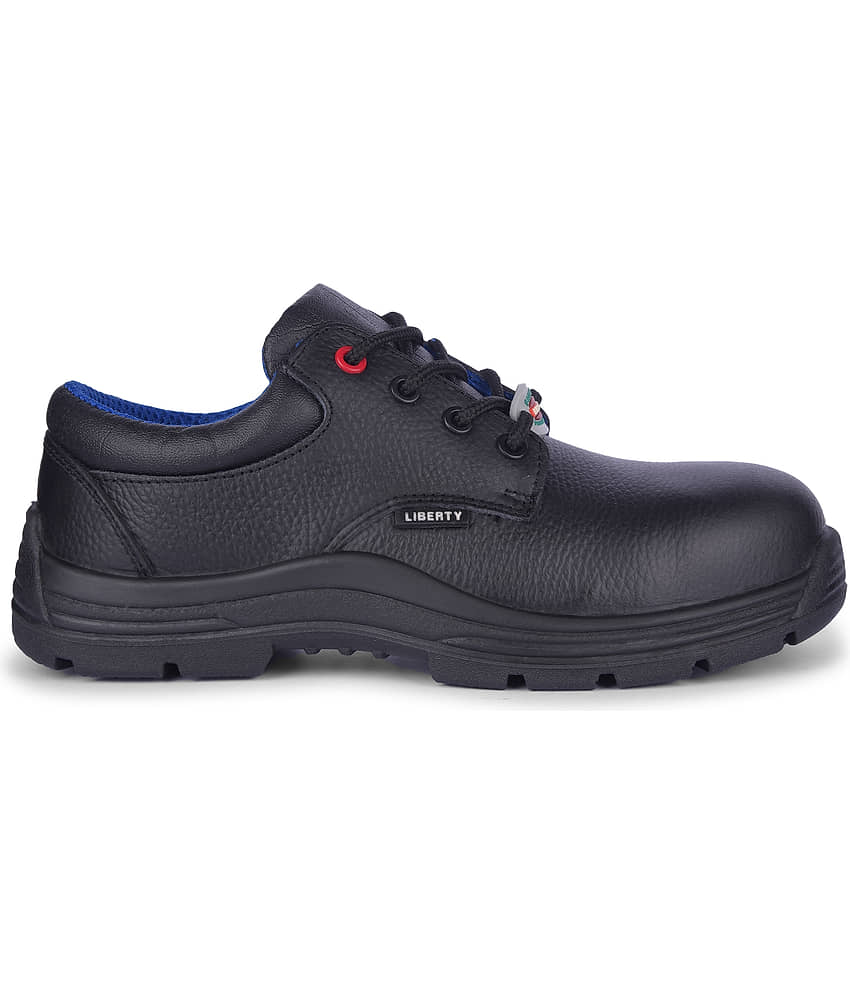 Liberty Derby Black Safety Shoes view 2