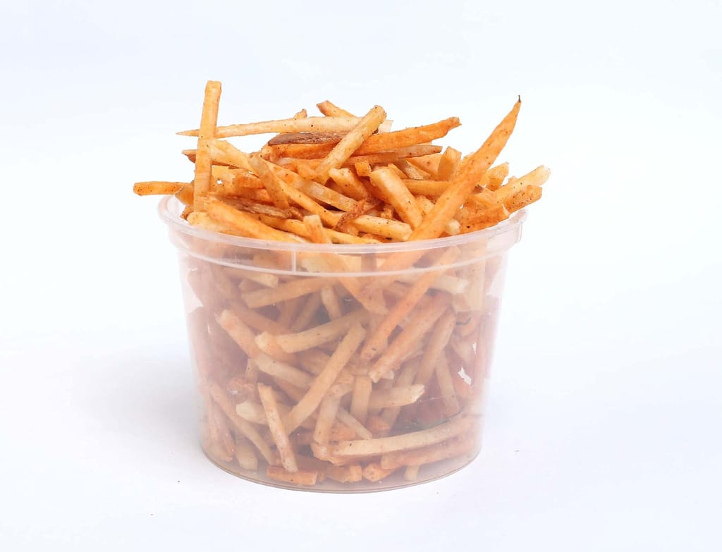 CRUNCHIZZ TAPIOCA STICK Chips I Crunchy, Authentic Kerala Snack I Gluten-Free I No Artificial Additives I Perfect Tea-Time Bites I Pack of One view 2