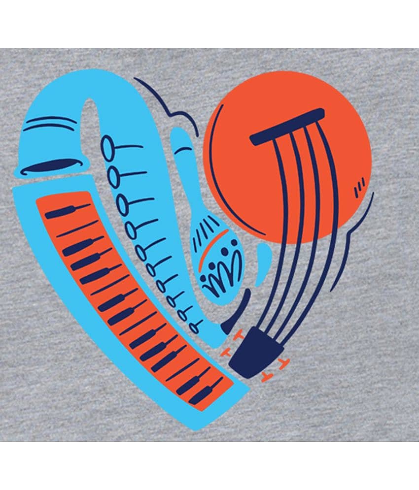 ETCHED DESIGN Pack of 1 Boys Cotton T-Shirt ( Multi Color ) view 2