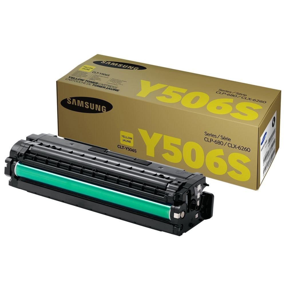 Samsung Clt-y506s Yellow Original Toner Cartridge (su524a) view 2
