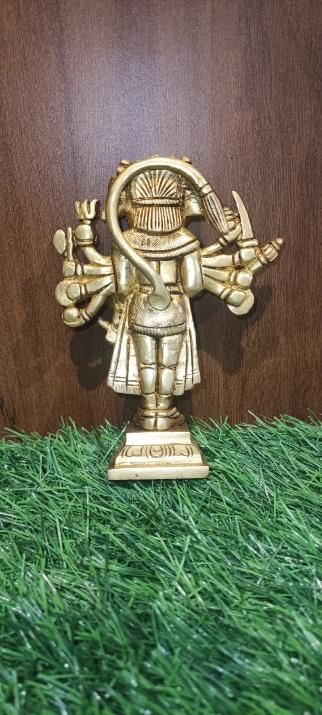 BRASS PANCHAMUKHI HANUMAN view 2