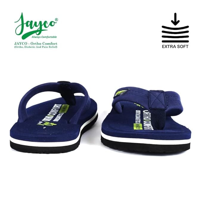 Jayco Extra Soft Ortho Care Diabetic & Orthopedic Slippers || Skid Resistant || Lightweight || Comfortable Footbed view 2