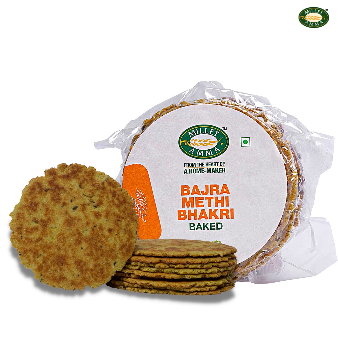Bajra Methi Bhakri view 2
