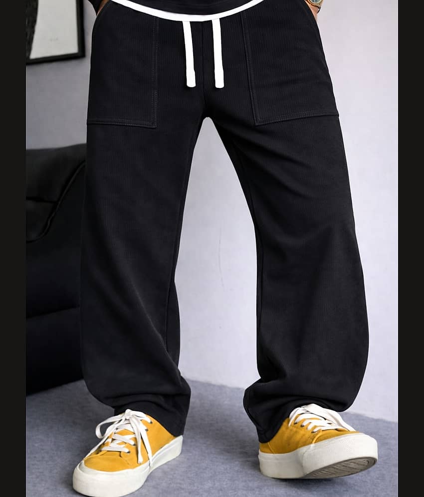 Deslizar Black Polyester Men's Trackpants ( Pack of 1 )