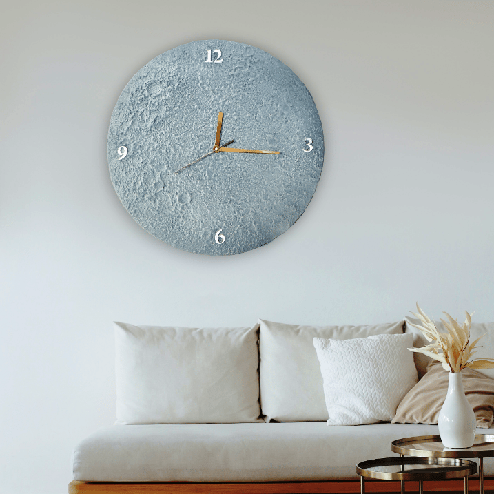 Surreal Lunar Wall Clock view 2