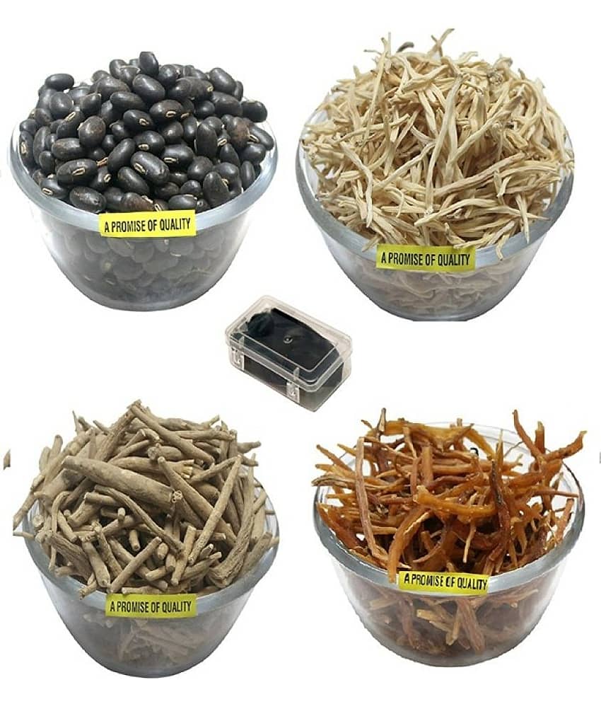 MYGODGIFT shilajeet 10 gm, (Shatavar,Safed Musli,Ashwagandha,Kaunch Beej)50gm Ec 200 gm Pack of 5 view 2