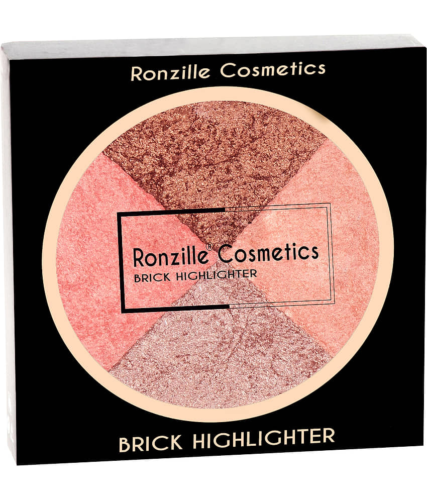 Ronzille Baked Blusher Shimmerr brickk highlighter -02 view 2