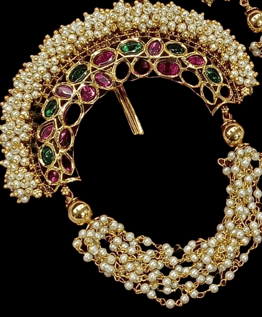 Gold Plated Traditional Indian Hair Pin-01 view 2