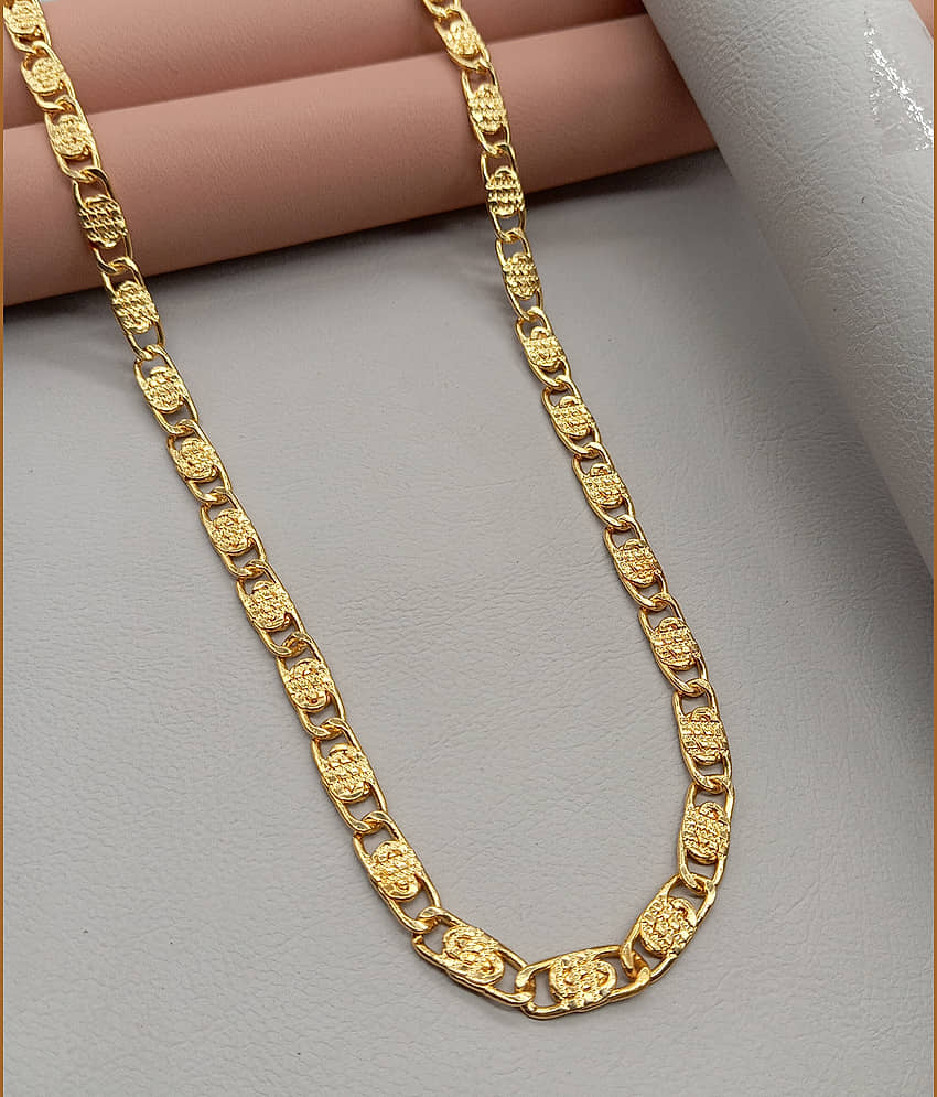 SHANKH-KRIVA Gold Plated Chain ( Set of 1 ) view 2