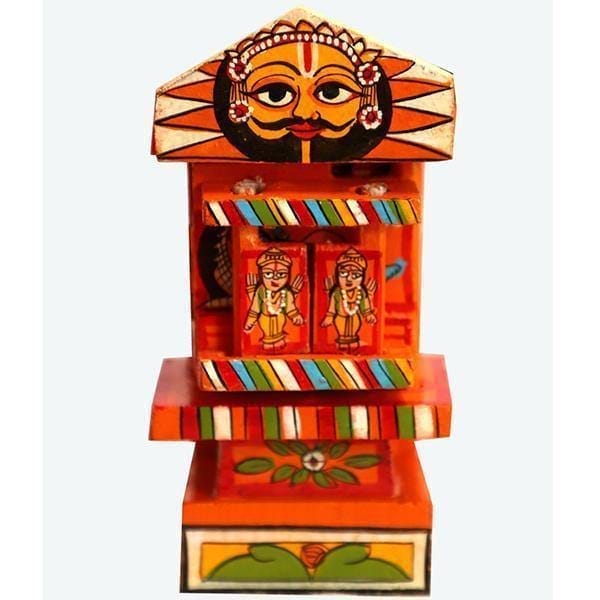 Kavad Box Illustrating Ram and Krishna Story|5" (H) view 2