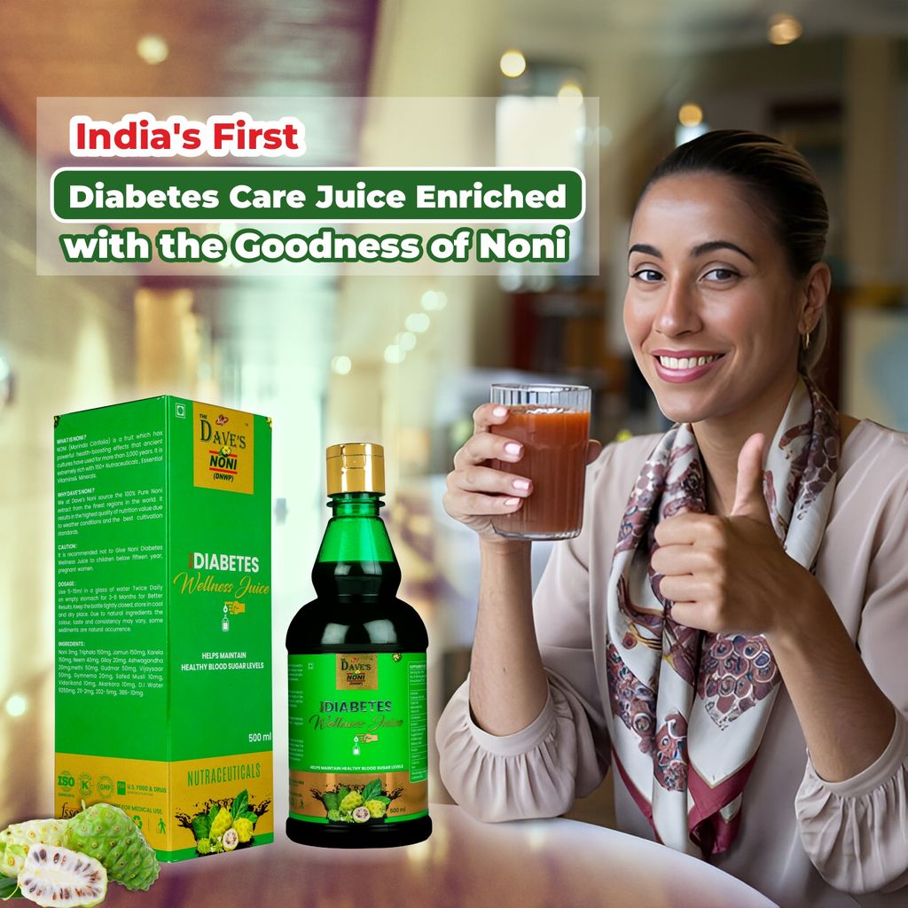 The Dave's Noni 500ML Diabetes Care Juice - Diabetic Care, Sugar-Free Detox Juice To Manage Blood Sugar Level view 2