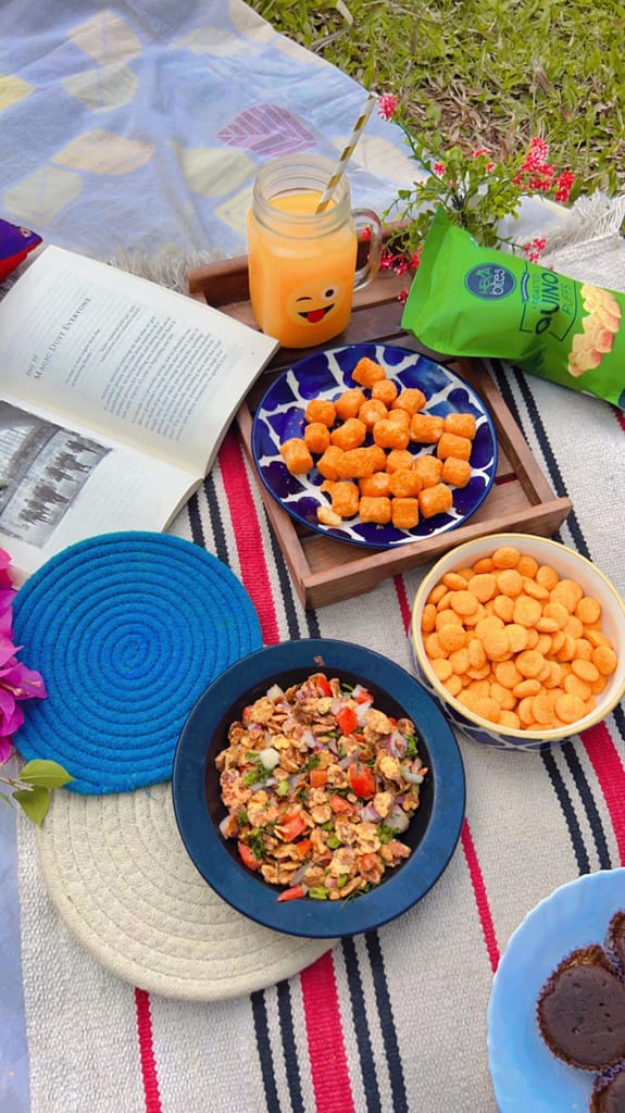 HEKA bites Roasted Snacks Combo | 5 Delicious Healthy Snacks | Made with Superfoods | Work from Home Snacks | High Protein and Fiber | Cholesterol Free | Gluten Free | Snacks Box view 2