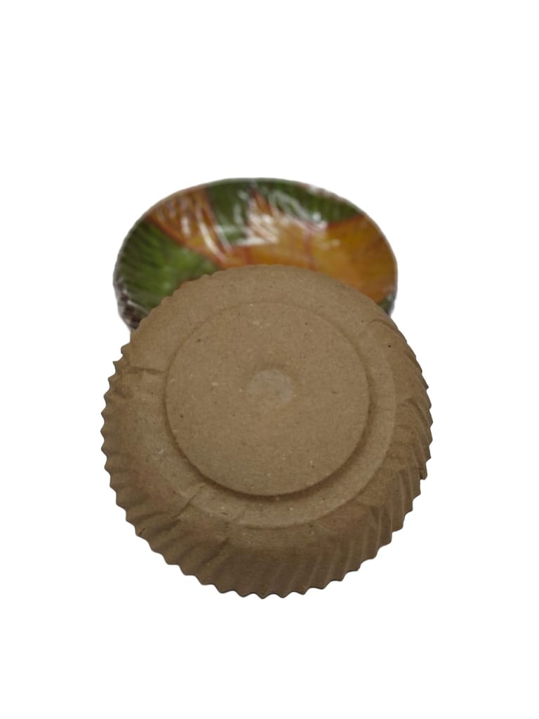 Leaf-Printed Eco-Friendly Paper Plates view 2