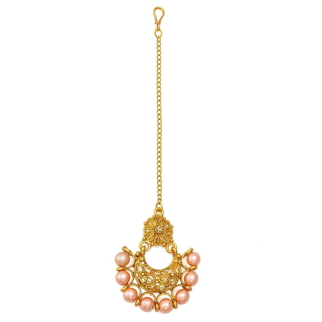 Morison Multi-Color Stone Mangtikka Vibrant Hues for a Festive Look view 2
