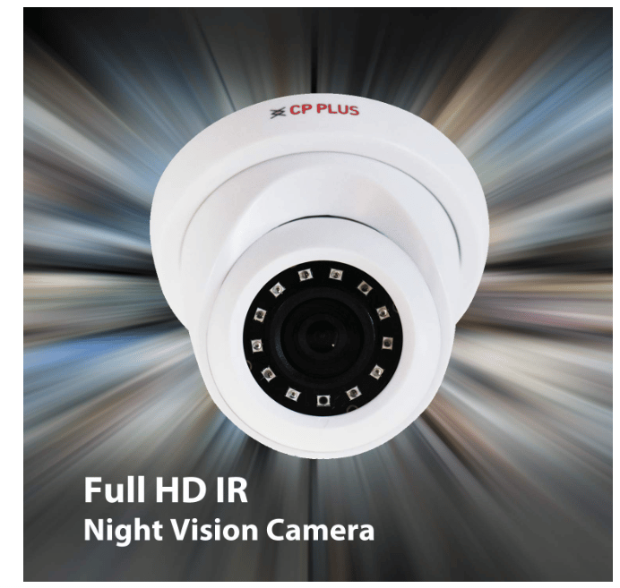 CP PLUS 2.4MP Full HD IR Dome Night Vision Camera, 3.6mm- 1080p CP-UAC-DC24L2-V3 view 2