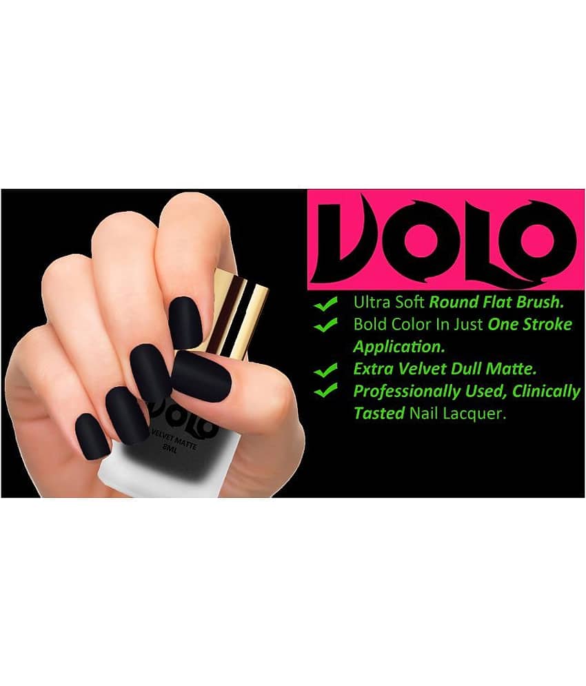 VOLO Velvet Dull Matte Posh Shades Nail Polish Multi Pack of 6 48 mL view 2