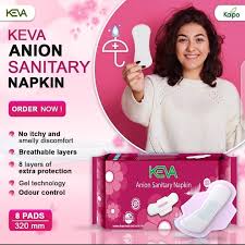 Keva Anion Sanitary Napkin 320mm (8 Pads) view 2