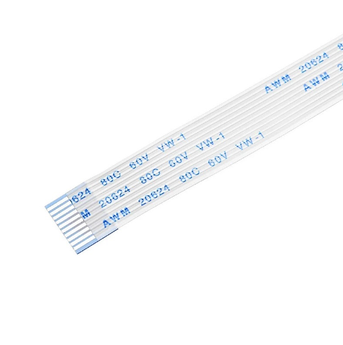 10 Pin 1mm Pitch 200mm Same Side Connection FFC Ribbon Flexible Flat Cable view 2