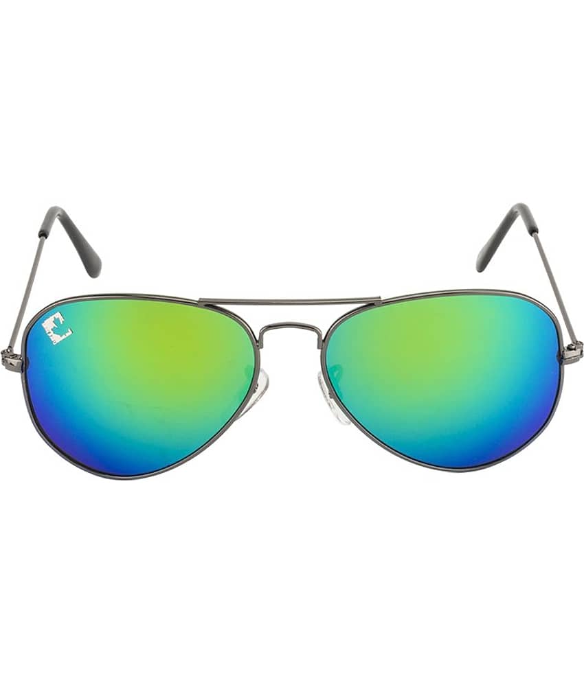 Clark n' Palmer - Green Pilot Sunglasses ( rb 717 ) view 2