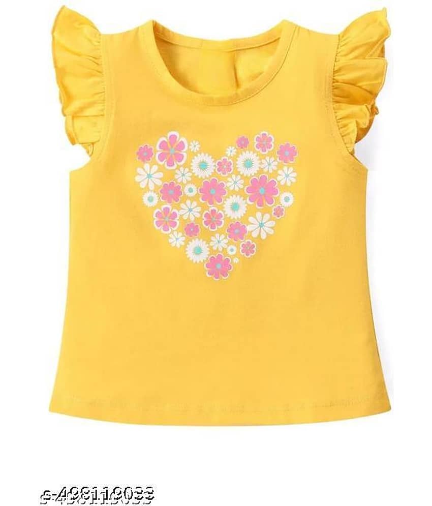 ODIMENT Pack of 3 Baby Girls Cotton Blend T-Shirt ( Multicolor ) view 2