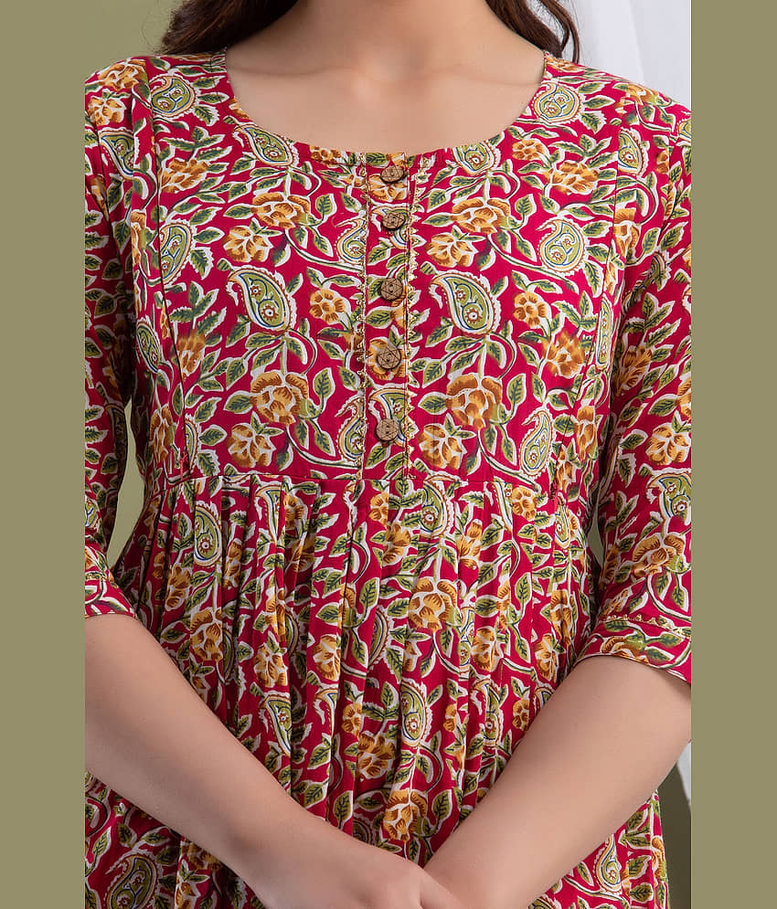 Nevisha Style Multi Color Cotton Maternity Kurta Pack of 2 view 2