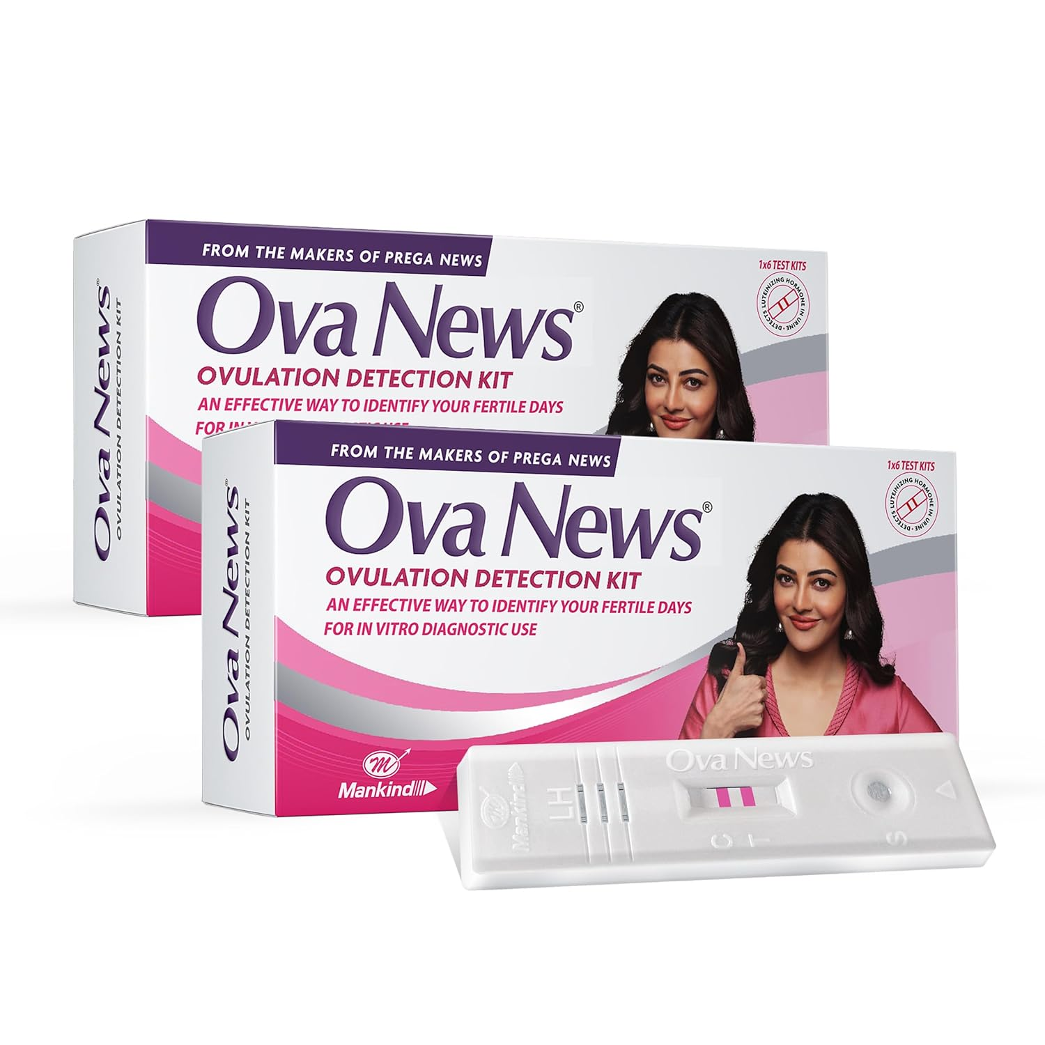 Ova News Ovulation Detection Kit Ovulation Kit (12 Tests Pack of 2) view 2