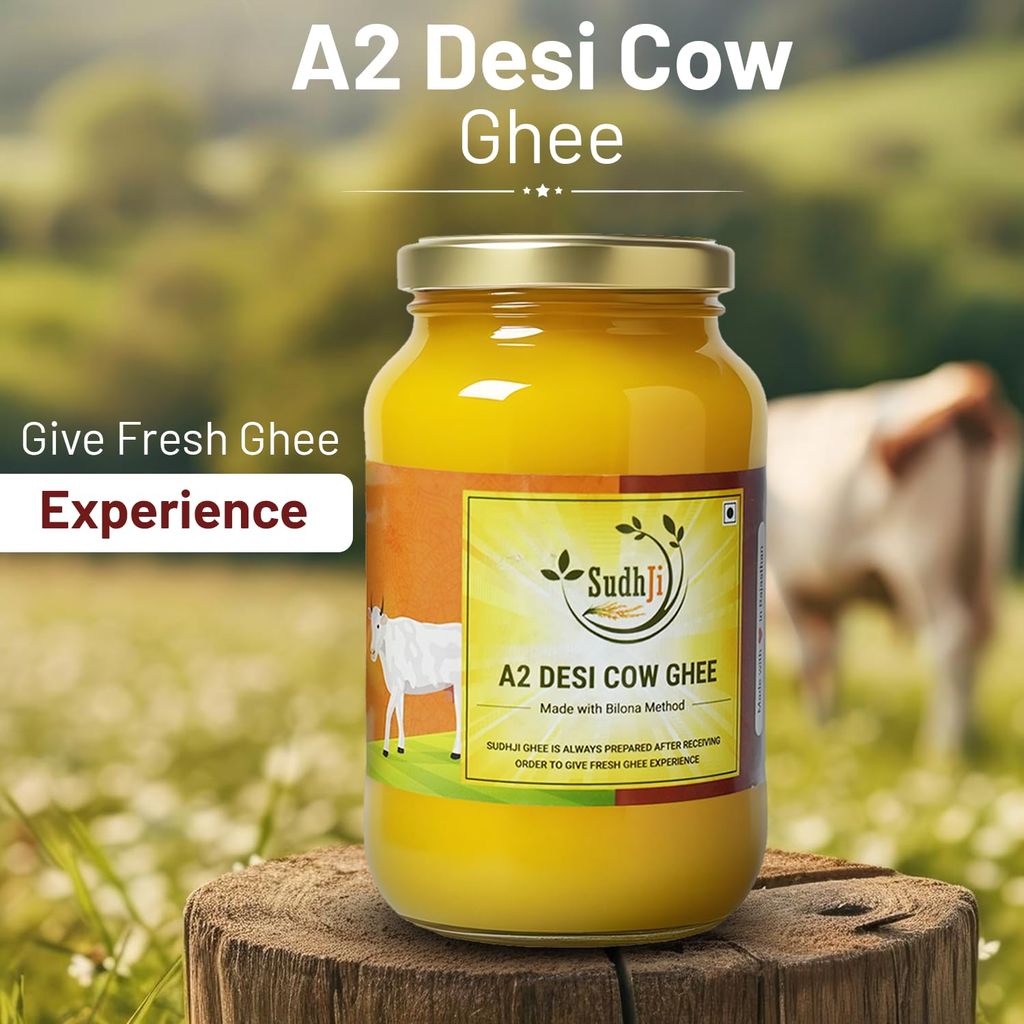 SUDHJI A2 100 % Pure Desi Cow Ghee | Traditional Bilona Method view 2