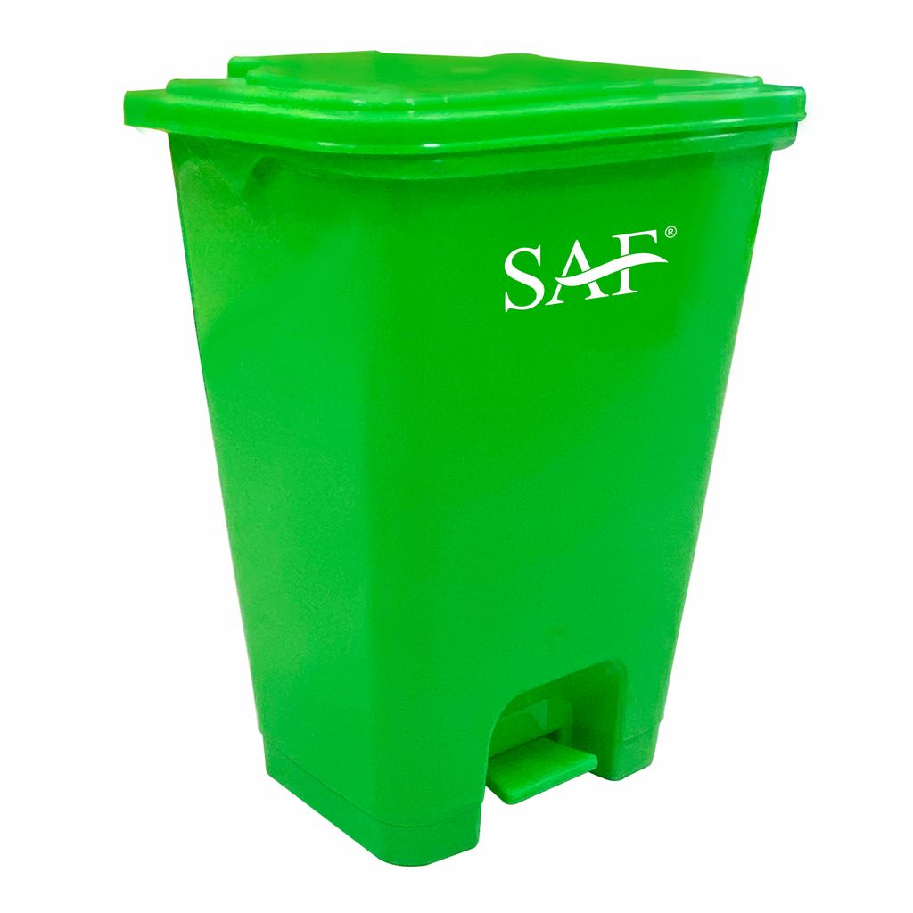 Saf PLASTIC PEDAL BIN 15 LITERS (Green) view 2