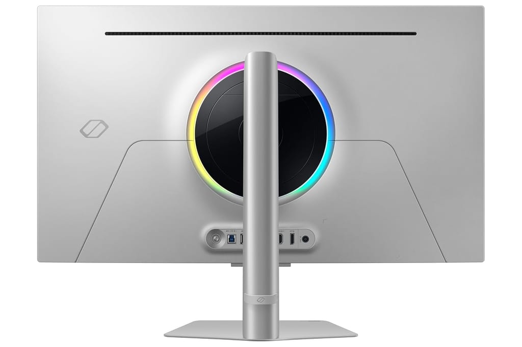 Samsung Odyssey OLED G8 Gaming Monitor 80cm (32") UHD, 240 Hz, 0.03ms(GTG), Smart TV App, AMD FreeSync, G-Sync, AI powered, DP, HDMI, USB Hub, Height, Tilt, Pivot Adjust Stand, (LS32DG800SWXXL, Black) view 2