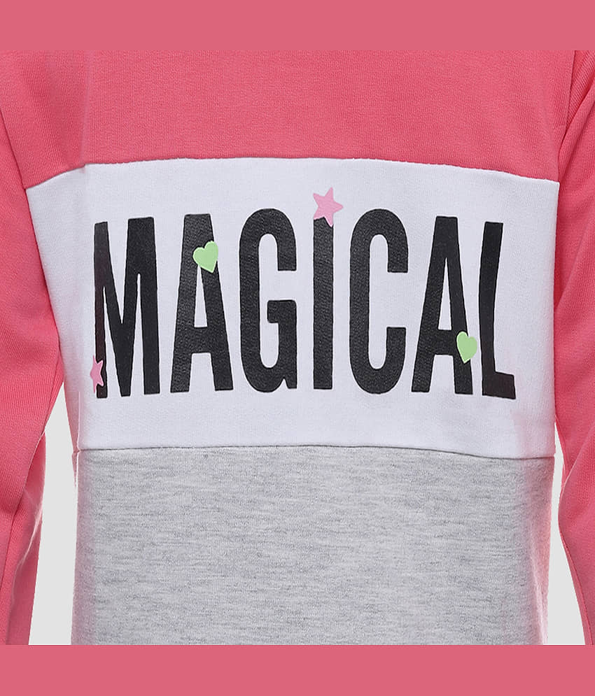CATCUB Single Girls Cotton Blend Sweatshirt ( Navy ) view 2