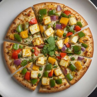 Capsicum & Paneer Pizza