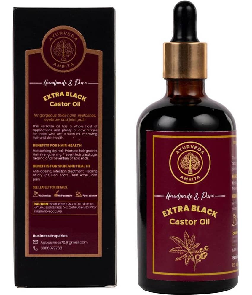 Ayurveda Amrita - Hair Growth Castor Oil 100 ml ( Pack of 1 ) view 2
