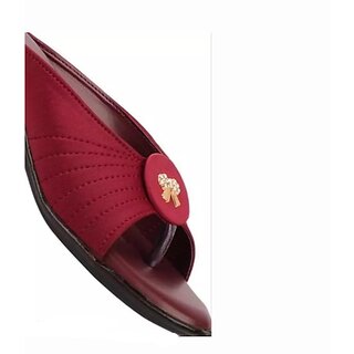 BKRT Woman's Casual stylish Party/Wedding/Fashion Sandals | Girls, Ladies Flat Open Back view 2