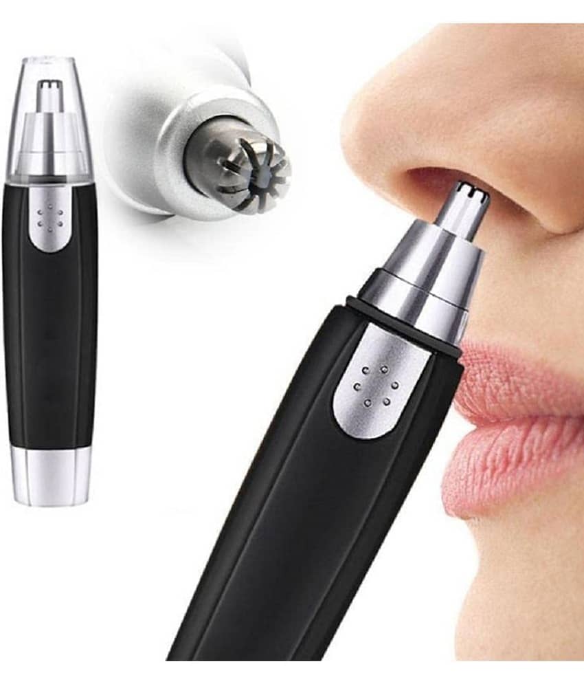 DHSMART 3In1Electric Nose Hair Trimme Metal Polish Wax Painless Nose and Ear Hair Trimmer Eyebrow Clipper 1 no.s view 2