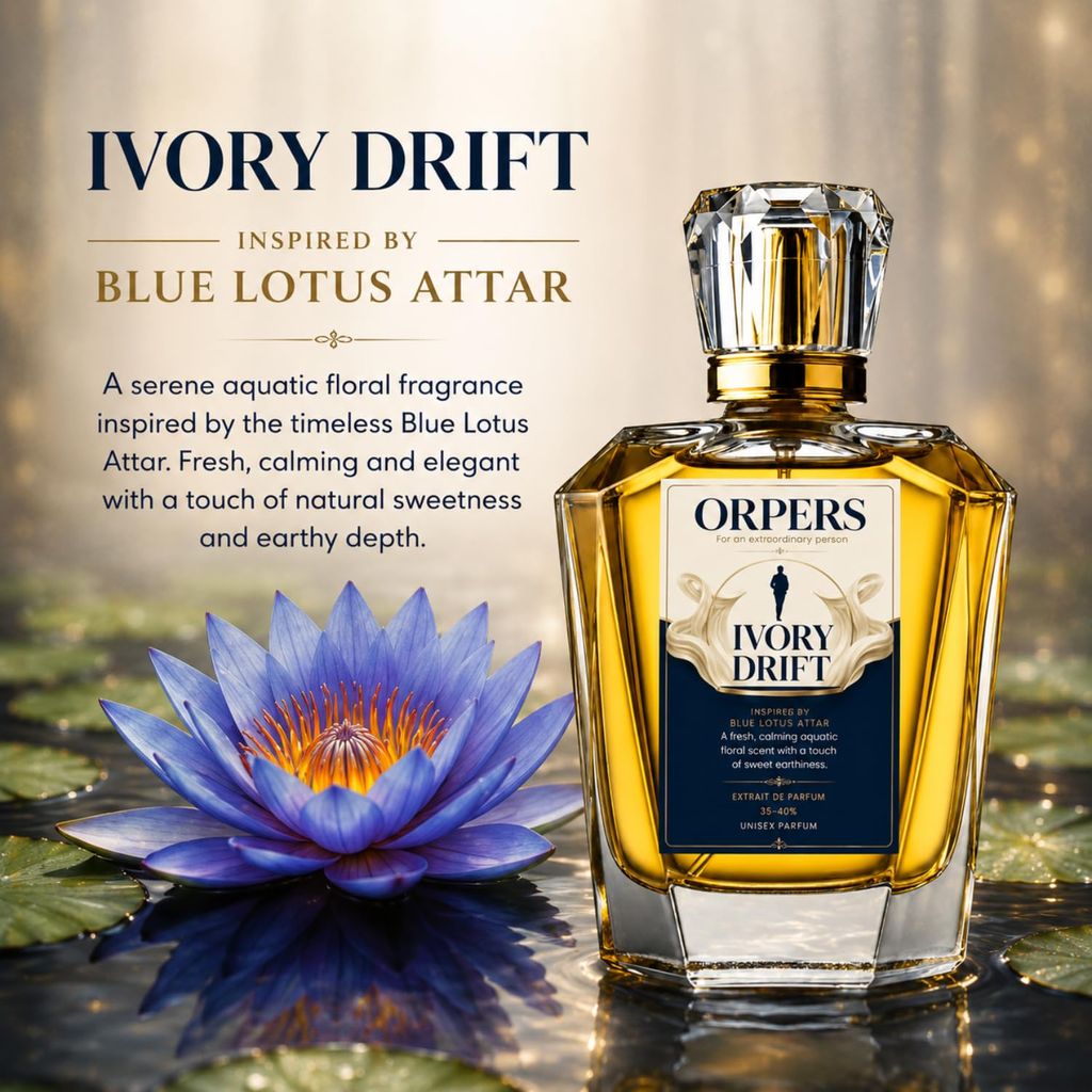 ORPERS Ivory Drift Extrait de Parfum | Lotus Aquatic | For Men & Women view 2