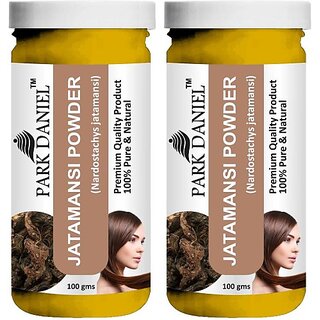 PARK DANIEL Premium Jatamansi Powder - Promote Hair Growth & Helps to Blacken the Hair Combo Pack 2 bottles of 100 gms(200 gms) (200 g) view 2