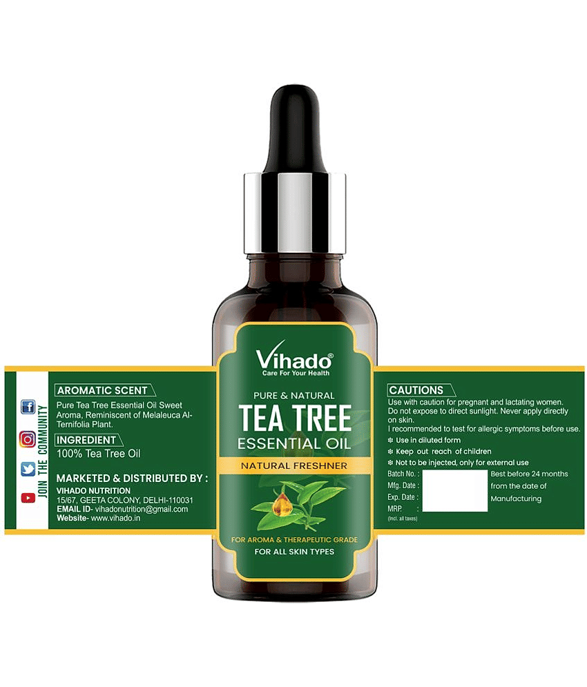 Vihado - Tea Tree Essential Oil 10 mL (Pack of 1) view 2