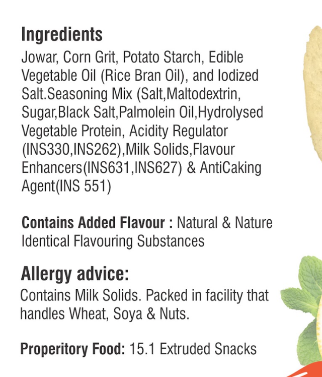 SABKA WELLNESS - Millet Munchies with Refreshing Mint Lime Healthy Baked Snack ,No Maida, No Preservatives, No Artificial Colors , Crunchy Jowar Millet Snack - 50 Gms (Pack of 8) view 2