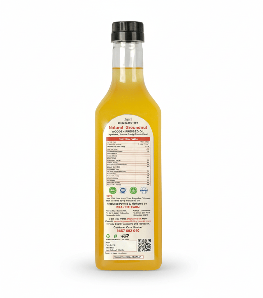 Wooden Pressed Groundnut Oil view 2