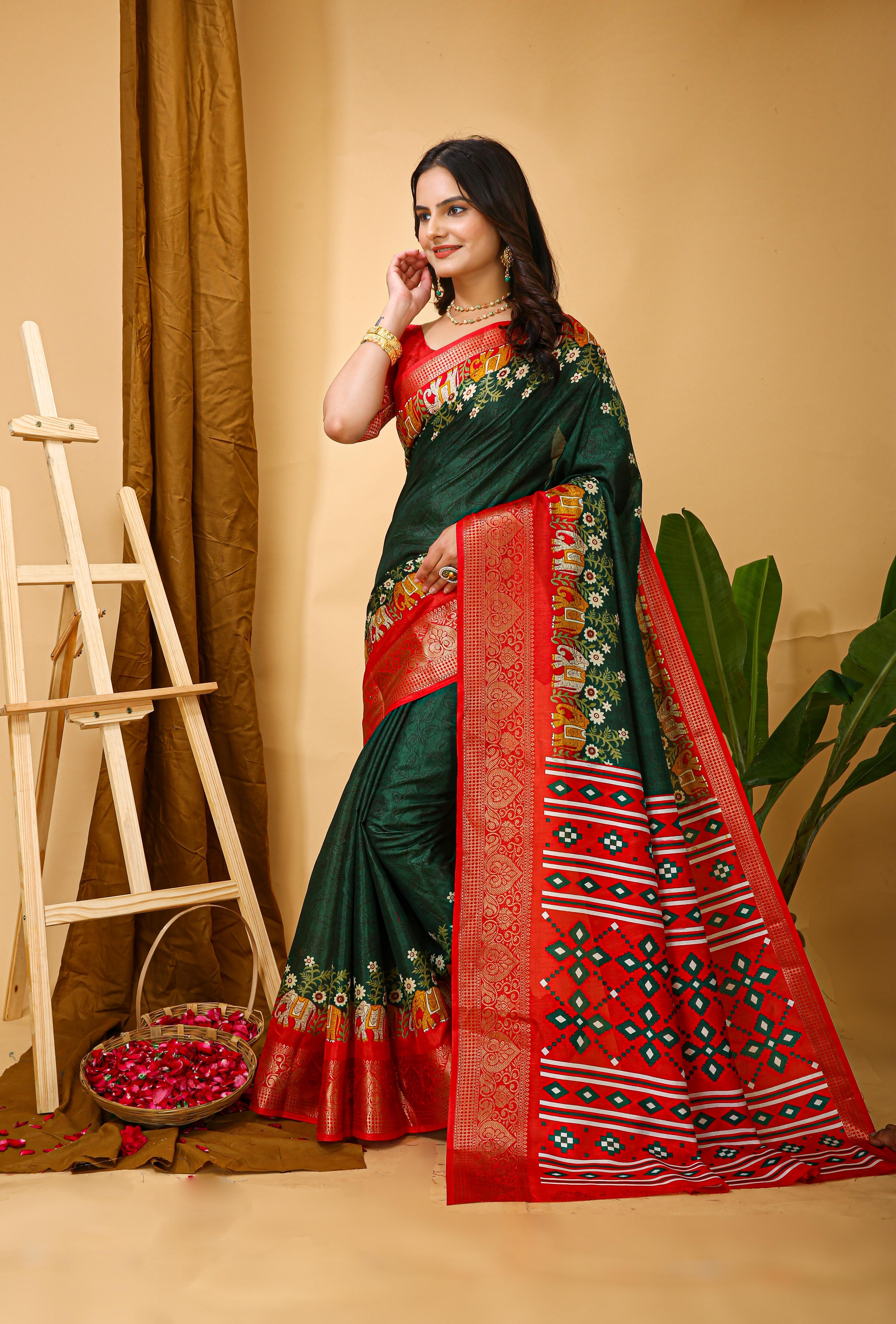 Dola Silk Saree For Wedding view 2