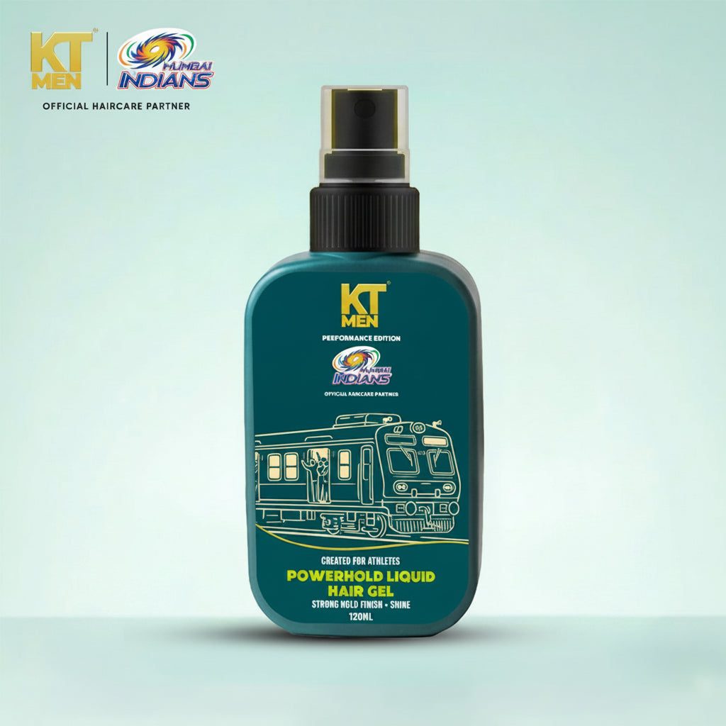 KT Men Power Hold Liquid Hair Gel - 120ml (Mumbai Indians) view 2