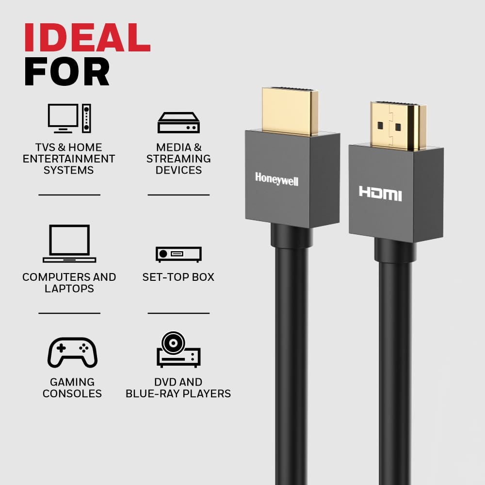 Honeywell High-Speed HDMI V2.0 Cable With Ethernet- 5 Meters view 2