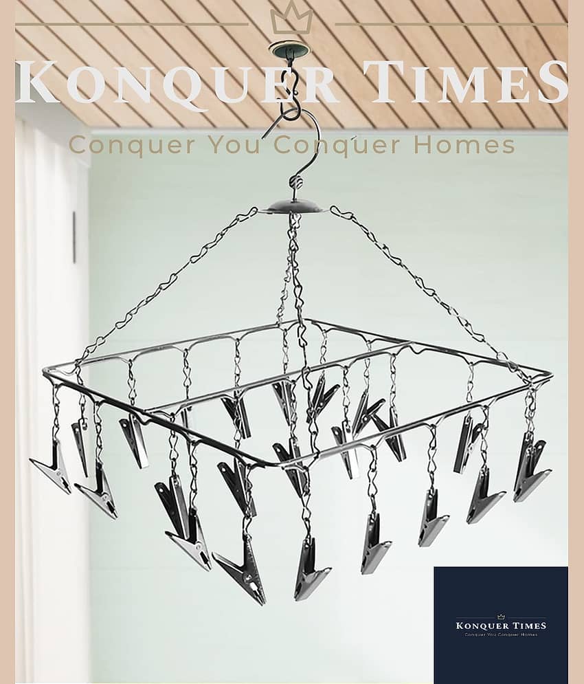Konquer TimeS Stainless Steel Multifunctional Hangers ( Pack of 1 ) view 2